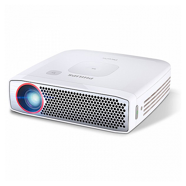 Pocket Projector Philips PPX4835 720 px HD LED USB WIFI Blanco